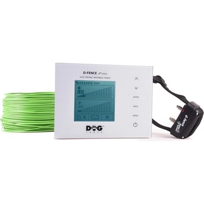 DogTrace Elektronický neviditeľný plot d-fence 2002 white Pre 2 psov