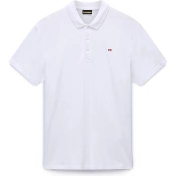 Napapijri Мъжка блуза с яка Napapijri Ealis Pique Polo Shirt Mens - Brightwhite 002