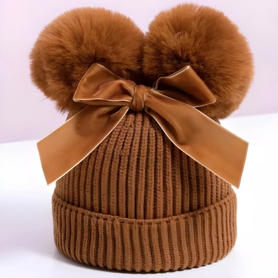 detská čiapka Bow Sivá KP21305