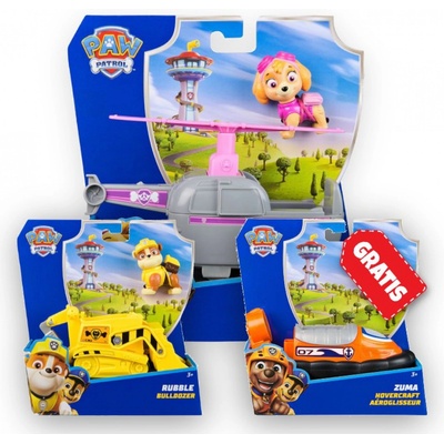 ПРОМОЦИЯ: Пес патрул основни превозни средства Скай + Ръбъл + Зума Безплатно (as_6071211_6071214_6071225)