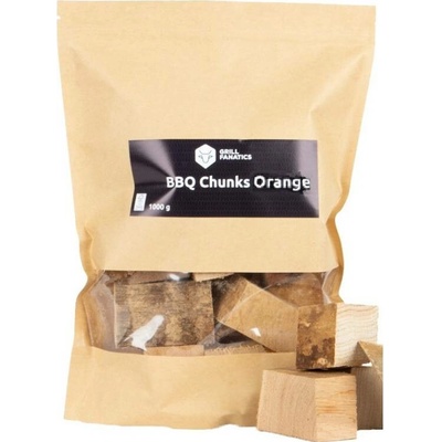 Grill Fanatics Orange dřevěné kousky 1 kg