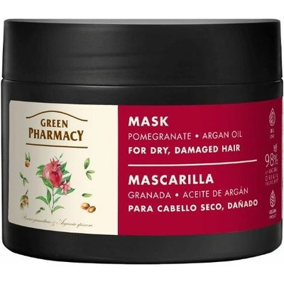 Green Pharmacy maska na suché a poškodené vlasy 300 ml