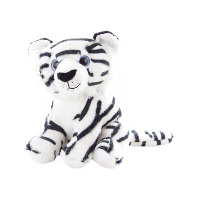 LAM Plyš tiger biely 18cm