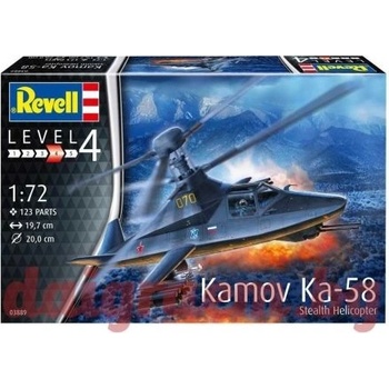 Image 1 of Revell Хоби модел REVELL 03889 - Военен хеликоптер KAMOV KA-58 Stealth (R03889)