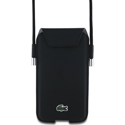 Lacoste PVC Iconic Petit Pique Kapsa XL Black