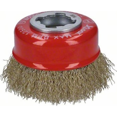 Bosch Accessories Kartáčová kefa X-LOCK Clean for Metal, 75 mm, 0,3 mm, vlnitá mosadzná kefa 2608620730 1 ks; 2608620730