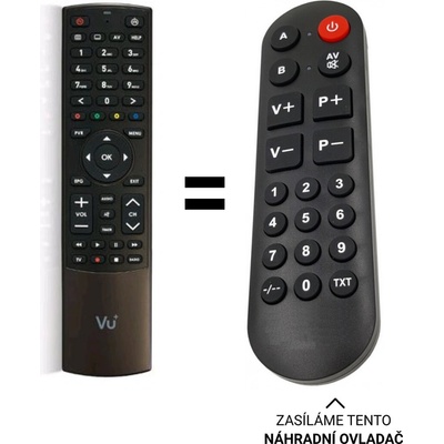 Dálkový ovladač Senior VU+ UNO 4K SE