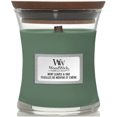 WoodWick Mint Leaves & Oak 85 g