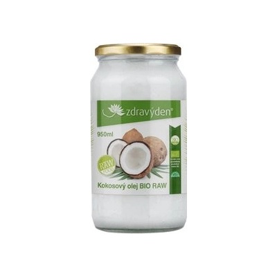Zdravý den Kokosový olej Bio Raw 950 ml