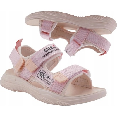 Dívčí sportovní sandálky na suchý zip P7-181 růžové – Zboží Dáma