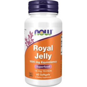 NOW Royal Jelly 1000 mg [60 Гел капсули]