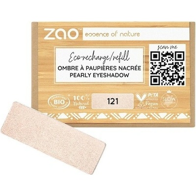 Zao Oci Eyeshadow Primer Perleťová náplň do očních stínů Č, 121 Pearly Ivory 1,3 g