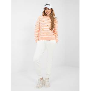 Factory Price Дамски пуловер модел J021.75 Factory Price цвят оранжев