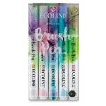 Royal Talens Маркери Brush Ecoline 5 пастелни цвята