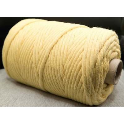 Macrame - žltá - priemer 0,3 cm - návin 100 metrov