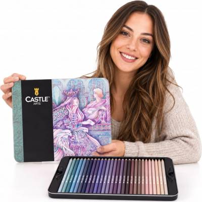 Castle Art Supplies voskové pastelky 72 ks