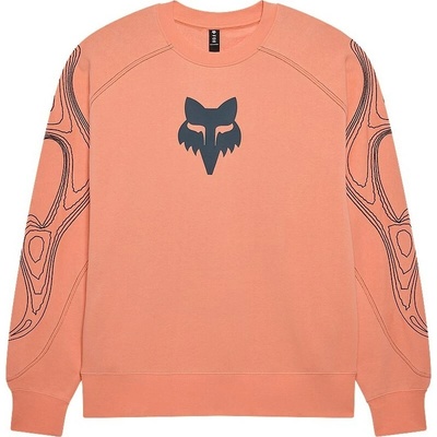 FOX mikina Vision Flc Crew Peach