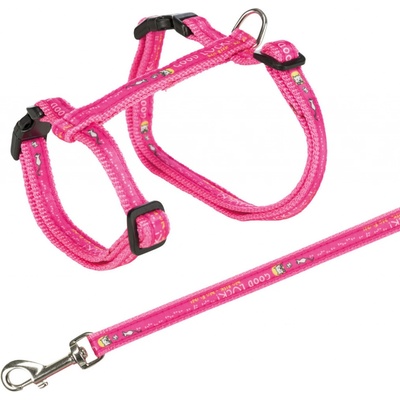 Trixie Postroj pro kočku s vodítkem XL GOOD LUCK 34-57cm/13mm