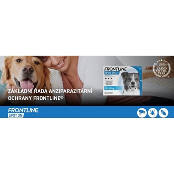 Frontline Spot-On Dog M 10-20 kg 3 x 1,34 ml