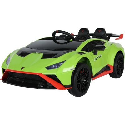Lean Cars Elektrická autíčko Lamborghini STO Drift 2x45W batéria 24V 4,5Ah 2024 zelená