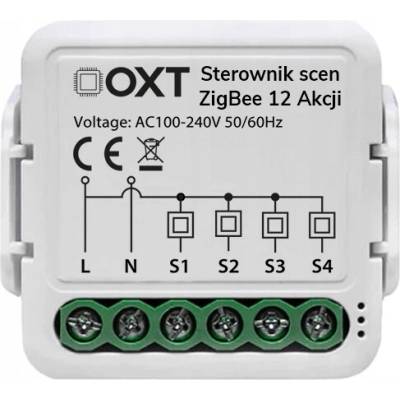 Ovladač OXT mini ZigBee 12 akcí 230V