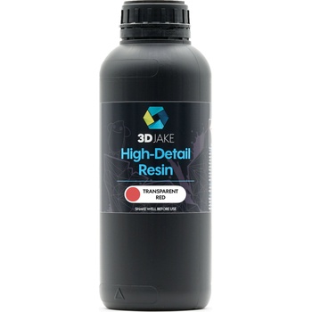 3DJAKE 8K High-Detail Resin Transparent Rot - 1.000 g (02-33120331)