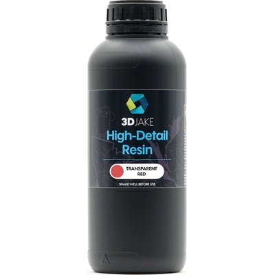 3DJAKE 8K High-Detail Resin Transparent Rot - 1.000 g (02-33120331)