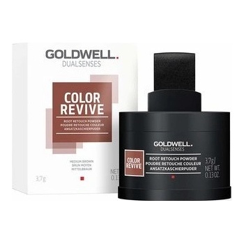 Goldwell Color Revive Root Retouch Powder Medium Brown Pudr Středně hnědá 3,7 g