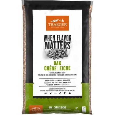 Traeger Pelety z tvrdého dřeva FSC Dub 9 kg