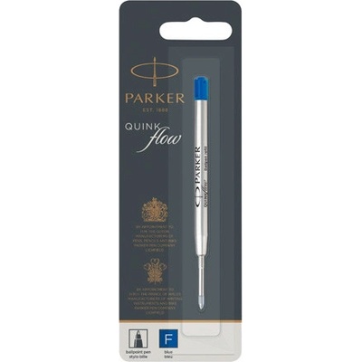 Parker Náplň kuličková Parker QuinkFlow modrá F (0,8 mm) 445565