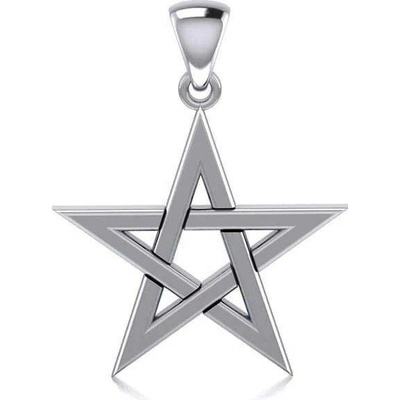 Fantasy Šperky Stříbrný přívěsek Pentagram hvězda P3460