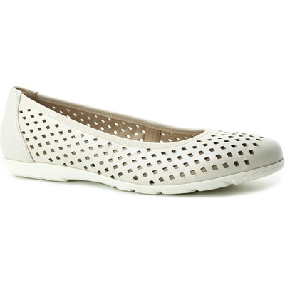 Caprice 9-22114-44 dámské baleríny offwhite perl.
