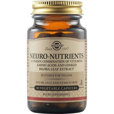 Solgar Neuro-Nutrients, 30 растителни капсули, Solgar