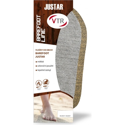 VTR Vložky do bot Justar BAREFOOT zastřihávací