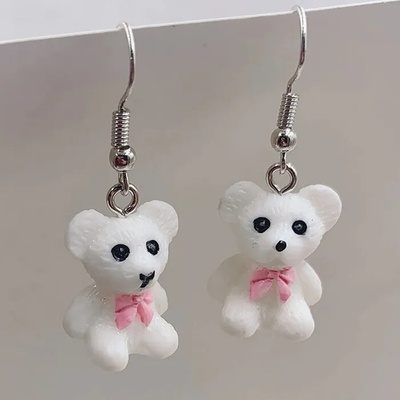 Fashion Jewelry medvídek bílý EA524