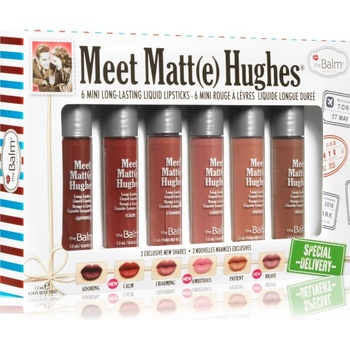 theBalm Meet Matt(e) Hughes Mini Kit Special Delivery комплект течно червило