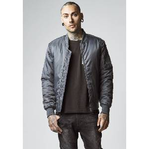 Urban Classics Мъжко тъмносиво яке тип бомбър Urban Classics cool greyMODEL739 SALE - , размер XXL