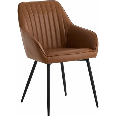 Unique Furniture Nolan Stripe s podrúčkami Hnedé 2 ks