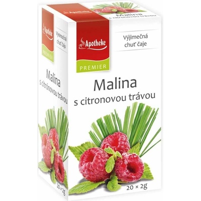Apotheke Natur Malina s citronovou trávou 20 x 2 g