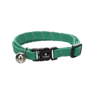 Flamingo obojek zdobený pro kočky Basic s rolničkou 10 mm x 20 - 32 cm – Zboží Dáma