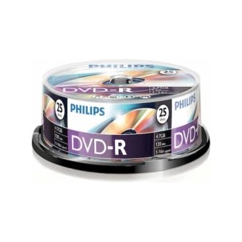 Philips DVD-R 4.7GB 16x - 25 бр. в шпиндел