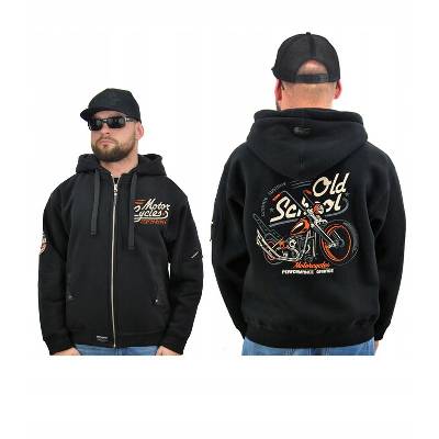 Bunda pánská, motorkářská mikina, chopper bobber 3XL