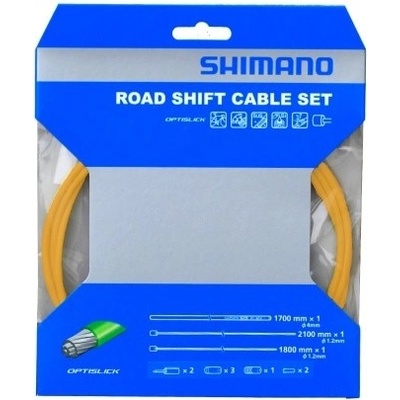 Shimano OT-SP41 bowdeny+lanka oranžova set