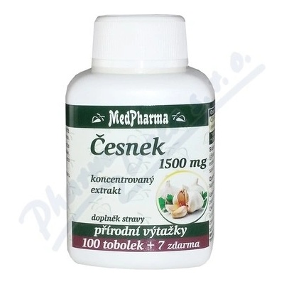 MedPharma Česnek 1000 mg 107 kapsúl