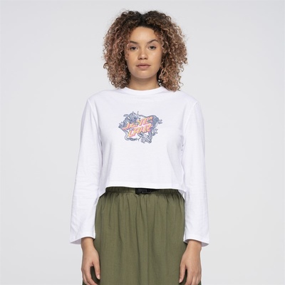 SANTA CRUZ Dragon Dot L/S T-Shirt White