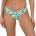 SALTY CREW Optical skimpy v bikini bottom - White (Kelly Green)