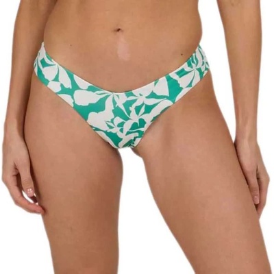 SALTY CREW Optical skimpy v bikini bottom - White (Kelly Green)