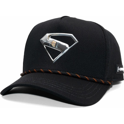 Capslab Trucker DC Comics Metal Superman Patch Black / Silver