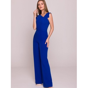 Stylove Дамски гащеризон къс крачоли тип рокля модел 214674 Stylove