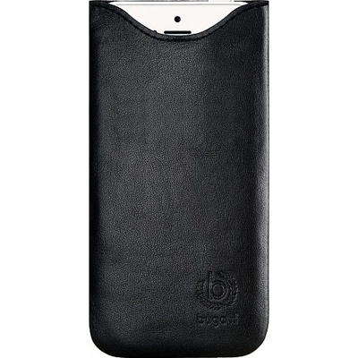 Bugatti SlimFit - кожен калъф (естествена кожа, ръчна изработка) за iPhone 8, iPhone 7, iPhone 6, iPhone 6S